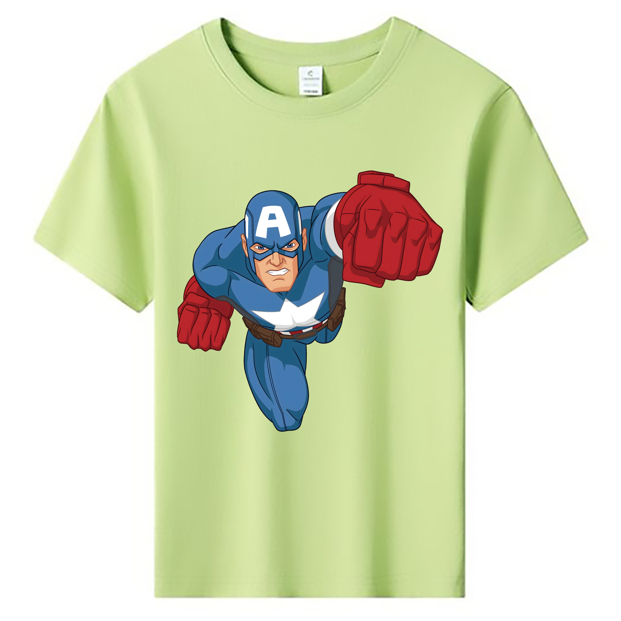 （画像用） アベンジャーズ The Avengers 綿100％キッズTシャツ（フロントプリント）